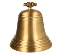 Gravurxpress Nave campana/campana in ottone brunito Ø 150 mm con incisione personalizzata