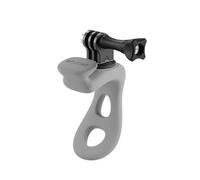 (gray) Camera Stand Elastic Small Q Handlebar Mount Flexible Silicone StrapPortable Telesin Elastic BandStrong Stretch Two Stage Adjustment