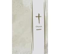 Gray Church Notes & Bible Study Journal: A Simple and Organized Christian Notebook for Tracking Sermons, Bible Study & Weekly Notes