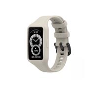(Gray)Cinturino sportivo in silicone con custodia per Huawei Honor Band 6 custodia bracciale completo cover