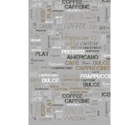 Gray Coffee Lovers Journal: Blank Lined Notebook