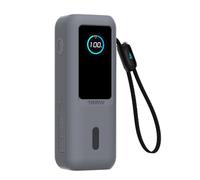 (Gray) Custodia da viaggio in silicone per esterni per power bank da 165 W, scatola protettiva nera