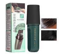 Gray Hair Cover Stick, Root Touchup Color Sticks, 15 ml Portable Hairs Concealer for Quick Styling, Easy Application, Travel Size for Men, Women, Parents, Gifting Natural Black, Chestnut Brown