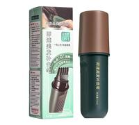 Gray Hair Cover Stick, Root Touchup Color Sticks, 15 ml Portable Hairs Concealer for Quick Styling, Easy Application, Travel Size for Men, Women, Parents, Gifting Natural Black, Chestnut Brown