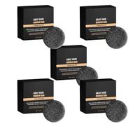 Gray Hair Reverse Bar - Sapone idratante e nutriente annerimento per capelli per uomini e donne, barretta anti-grigia per criniera lucida, attivatore radici (5)