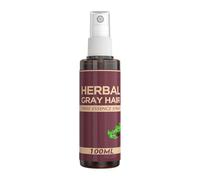 Gray Hair Reverse Spray, He Shou Wu Grey Hair Smoothing, 14,8 x 4 x 4 cm, Easy Application, Natural Darkening Nutriishing Moisturizing Spray for Men and Women, Care Solution