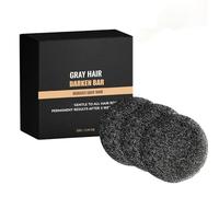Gray Hair Reversed Bar -Natured Black Soap for Gray Hair Coverage, Darkening Shampoo Soap for Men Women, idratante con ingredienti vegani, pH Balanced Hair Care 2 Pack (3 pezzi)