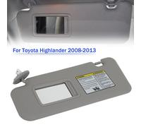 Gray Left Driver Side Sun Visor 74320-48500-E0 For Toyota Highlander 08-13