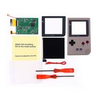 Gray Lens GBP OSD Version RIPS LCD Backlight LCD Mod Q5 Screen & Pre-cut shell
