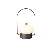 (Gray) Metal Handle Touch Control Night Light Lightweight Ambience Lighting Light for Home Camping Outdoor