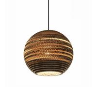 Graypants Scraplights Moon Lampada a sospensione, naturale - ø26 cm