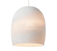 Graypants Scraplights Bell Lampada a sospensione, bianco - ø38 cm