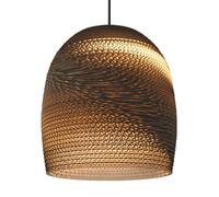 Graypants Scraplights Bell Lampada a sospensione, naturale - ø38 cm