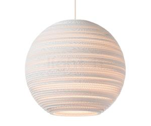 Graypants Scraplights Moon Lampada a sospensione, bianco - ø45 cm