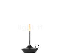 Graypants Wick Lampada ricaricabile LED, nero - 16,5 cm