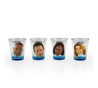 Grays Anatomy Bere Gioco Set Di 4 Personaggio Shot Occhiali 59ml Ogni