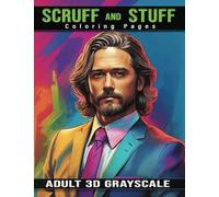 Grayscale Coloring Books: Portrait Coloring Book of Men
