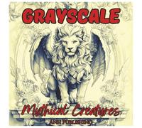 Grayscale Mythical Creatures: Exciting Coloring Book For All Ages: Enchanting Fantasy Legends to Color in Beautiful Black & White