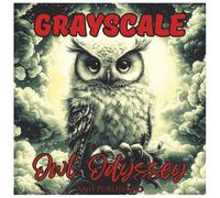 Grayscale Owl Odyssey: Adventurous Coloring Book for Teens and Adults: Intricate Owl Illustrations for Relaxation, Creativity & Stress Relief