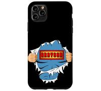 Grayson Name Superhero Gift for Boys Named Grayson Custodia per iPhone 11 Pro Max