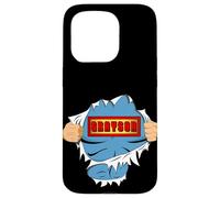 Grayson Name Superhero Gift for Boys Named Grayson Custodia per iPhone 15 Pro