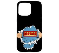 Grayson Name Superhero Gift for Boys Named Grayson Custodia per iPhone 15 Pro Max