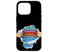 Grayson Name Superhero Gift for Boys Named Grayson Custodia per iPhone 16 Pro