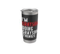 Grayson sto facendo cose a Grayson Bicchiere termico in acciaio inox doppia parete