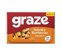 Graze Smoky Barbecue Crunch Snack Pack 3 x 31g