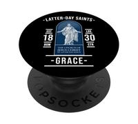 Grazia dei Santi degli Ultimi Giorni - Gesù e Scritture PopSockets PopGrip Adesivo