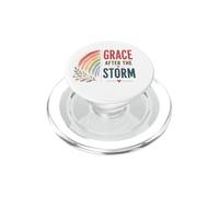 Grazia dopo la tempesta Boho Rainbow Positive Christian Prayer PopSockets PopGrip per MagSafe