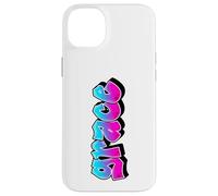 Grazia Graffiti Nome Personalizzato Blu Rosa Donne Ragazze Custodia per iPhone 14 Plus