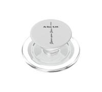 Grazia su grazia croce design | Giovanni 1:16 fede cristiana PopSockets PopGrip per MagSafe