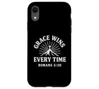 Grazia vince ogni volta Romani 5:20 Versi cristiani Custodia per iPhone XR
