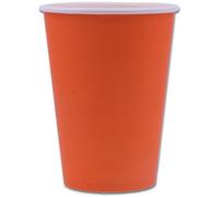 Graziano Bicchieri di Carta, Confezione da 25 bicchieri, 270 cc, ARANCIO