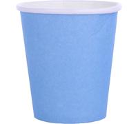 Graziano Bicchieri di Carta, Confezione da 25 bicchieri, 270 cc, CELESTE
