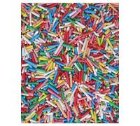 Graziano, Codetta di Zucchero Mista Colorata, Sprinkles Ottimi da Utilizzare come Completamento Divertente e Brillante per Decorare Torte, Dolci, Biscotti e Gelati, 70 g