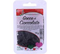 Graziano Gocce di Cioccolato, Decorazioni per Dolci, Surrogato Cioccolato, 70g