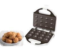 Graziano, Macchina per Noci, Macchina per Realizzare Dolci a Forma di Noci, Dotata di Piastra Antiaderente, Maniglia Termoresistente e Spie Luminose, 750W