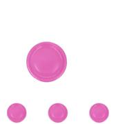 Graziano PIATTI 18 CM FUCSIA BIO 25 PZ (Confezione da 4)
