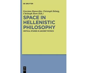 Graziano Ranocchia Space in Hellenistic Philosophy (Tascabile)