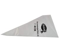 Graziano, Sac a Poche in Plastica Trasparente, Sacchetto Grande da Pasticceria Monouso, Confezione da 100 Pezzi, Ottimo da Utilizzare anche Senza Beccuccio, 40 x 24 x 37 cm