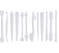 Graziano, Set 12 Strumenti per Modellare Pasta Modellabile - 24 Utensili, Per Fiori, Volti, Dettagli
