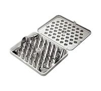 Graziano, Set 52 Beccucci Professionali Acciaio Inox - Ampia Varietà, 2 Spilli per Fiori, 1 Adattatore, Custodia