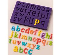 Graziano, Stampo Silicone Alfabeto Completo 26 Lettere 20x13cm - Alimentare, Per Fondente, Personalizza Dolci