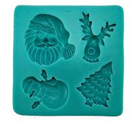Graziano Stampo Quadrato Natale Silicone - 200 g