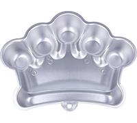 Graziano, Teglia Alluminio Corona 26x21x4.5cm - Per Torte Reali, Aspetto Regale