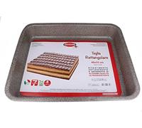 Graziano, Teglia Rettangolare, Realizzata in Alluminio e Dotata di 7 Strati di Rivestimento Antiaderente e Antigraffio, Ideale per Pizze e Pasticceria, PFOA Free, 40 x 33 cm