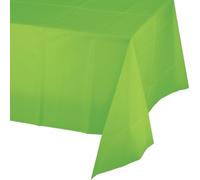 Graziano, Tovaglia in Plastica VERDE ACIDO, tavola 8 persone, 140 x 240 cm