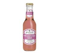 GRAZIANO'S MIXER Soda al Pompelmo Rosa, 200ml, Confezione da 12 Bottigliette